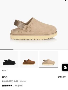 UGG Goldenstar Clog in Sand